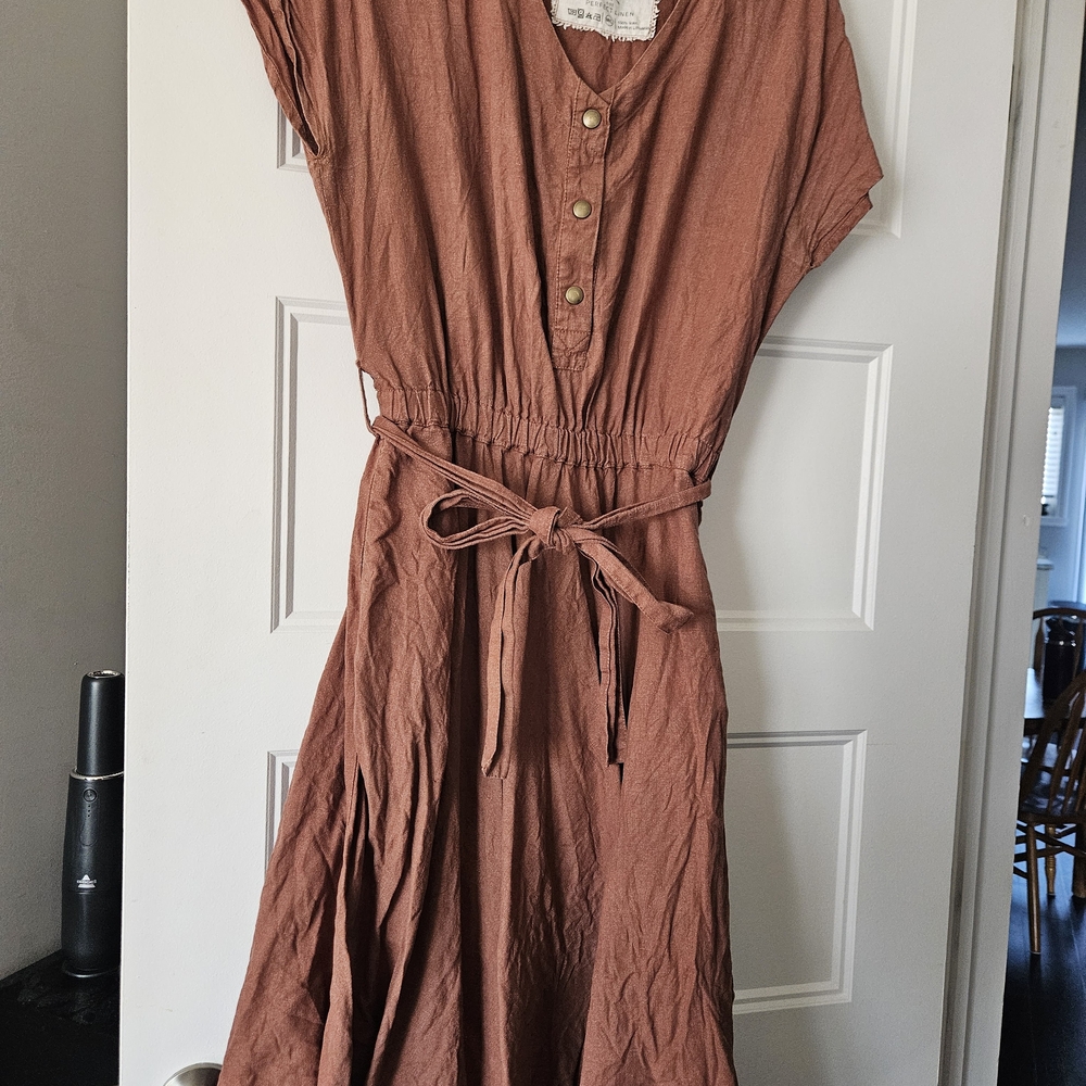 notPERFECTLINEN Sydney Dress M/L
